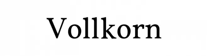 Vollkorn  Frei Schriftart Herunterladen