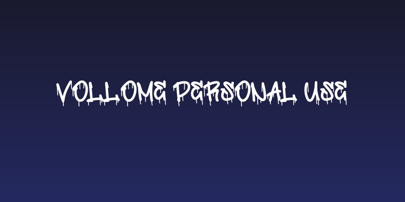 Vollome Personal Use Social Header