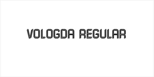 Vologda Regular Logo