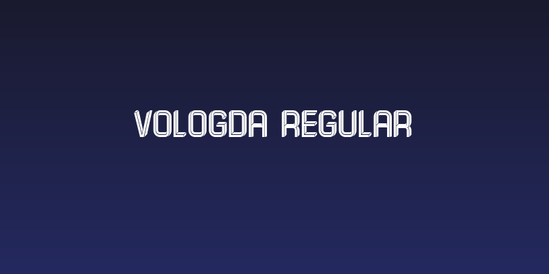 Vologda Regular Social Header