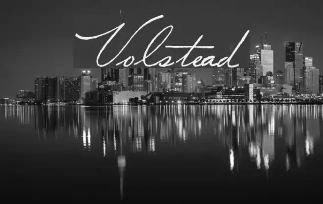 Volstead Font examples