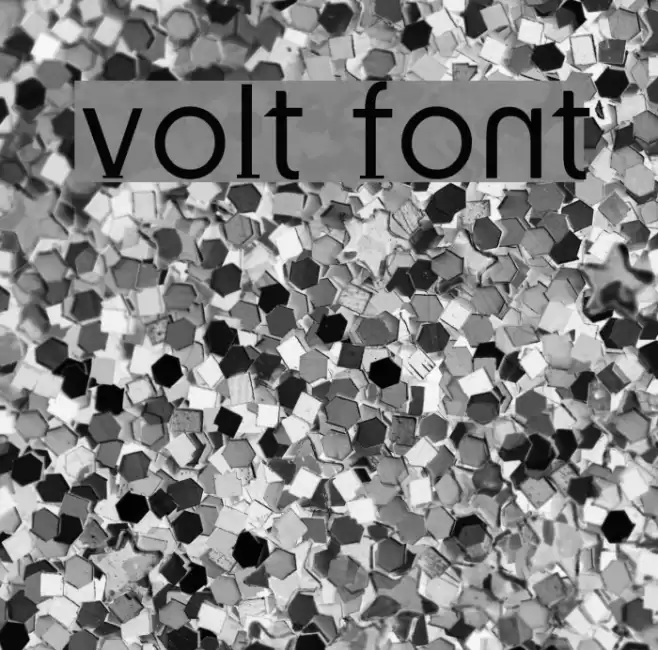 Volt Font examples