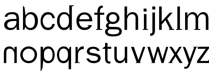 Volt Font LOWERCASE
