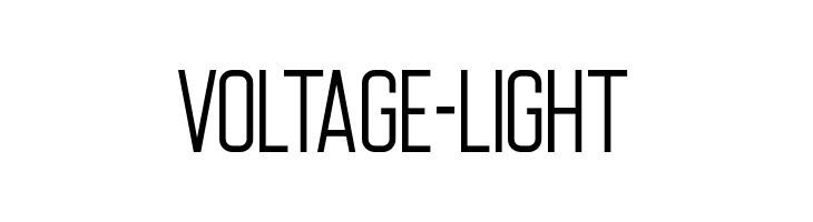 Voltage-Light  Free Fonts Download
