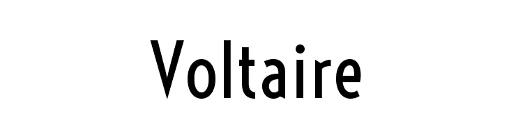 Voltaire  नि: शुल्क फ़ॉन्ट्स डाउनलोड