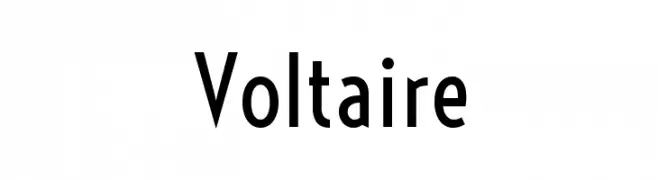 Voltaire  नि: शुल्क फ़ॉन्ट्स डाउनलोड