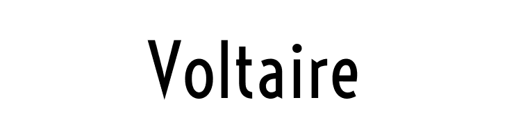 Voltaire  font caratteri gratis