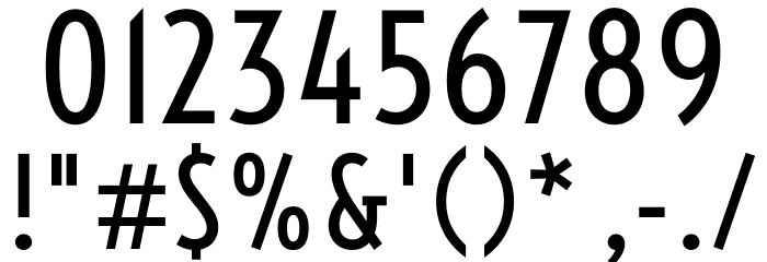 Voltaire Font OTHER CHARS