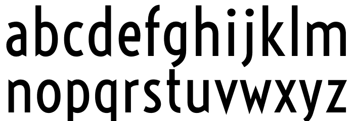 Voltaire Font LOWERCASE