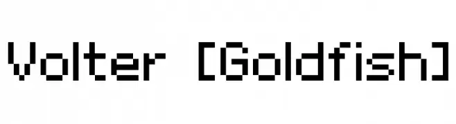 Volter [Goldfish]  Free Fonts Download
