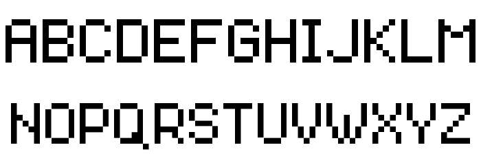Volter [Goldfish] フォント 大文字