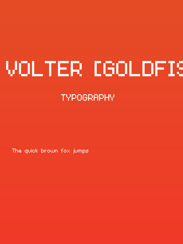 Volter [Goldfish] Poster