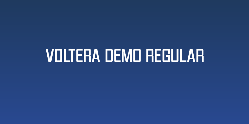Voltera DEMO Regular Social Header