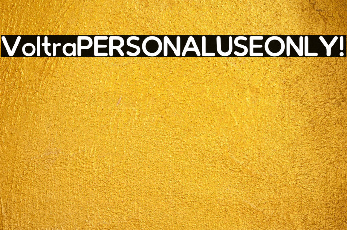 Voltra PERSONAL USE ONLY! Example 1