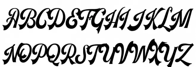 Voltury 字体 大写