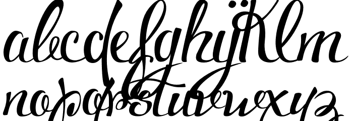 Voluptate_demo Font LOWERCASE