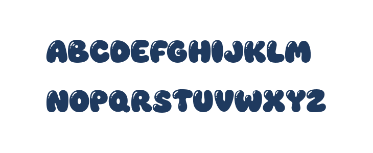 Voluptuous Bubble Uppercase