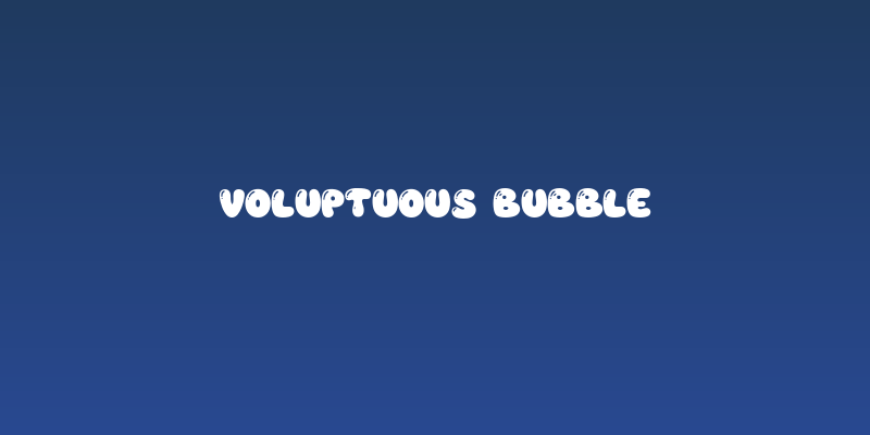 Voluptuous Bubble Social Header