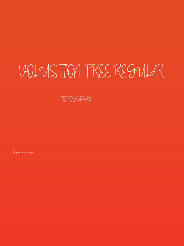 Volustion Free Regular Poster