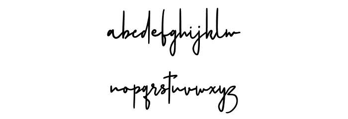 Volustion Free Regular Font LOWERCASE