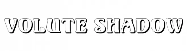 Volute Shadow  Frei Schriftart Herunterladen