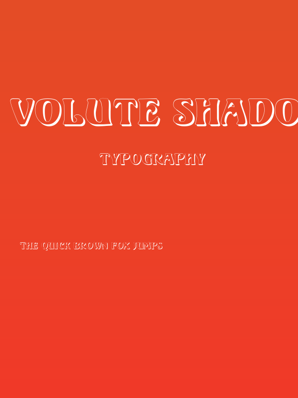 Volute Shadow Poster