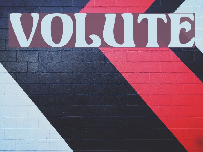 Volute Font examples