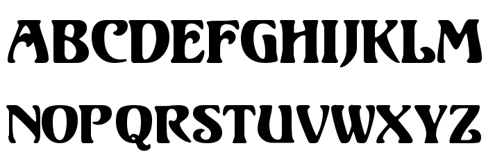 Volute Font Litere mici