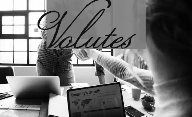 Volutes Font examples