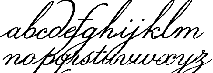 Volutes Font LOWERCASE