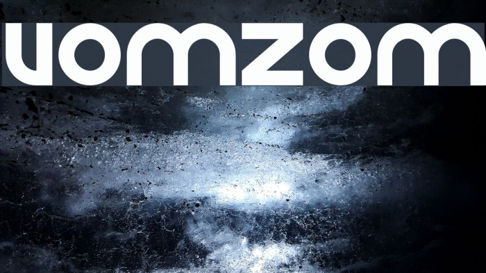VomZom Font examples