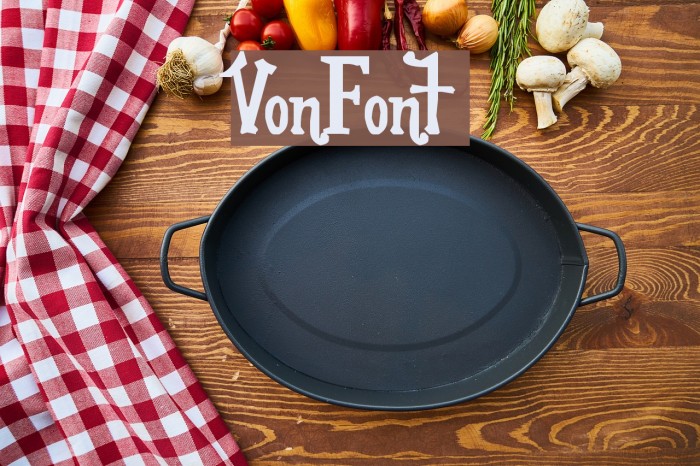 VonFont Font examples