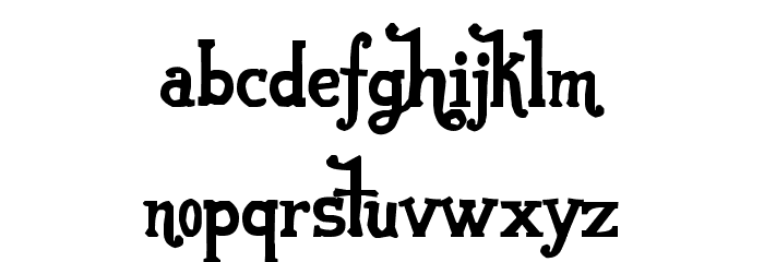 VonFont Font LOWERCASE