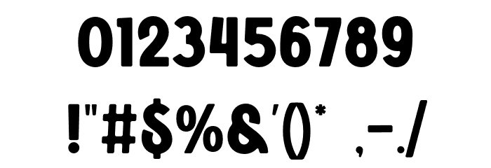 VonderClean Font OTHER CHARS