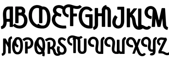 VonderClean Font UPPERCASE