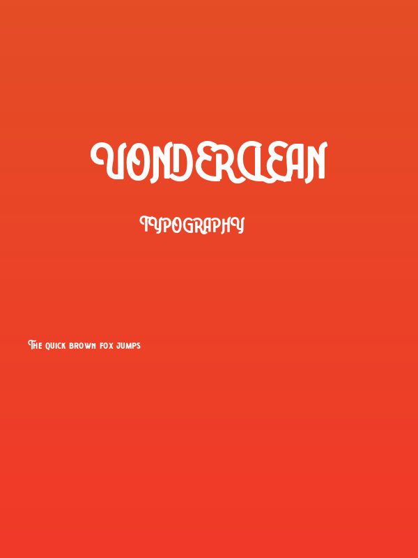 VonderClean Poster