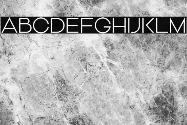 Vonique 43 Font examples