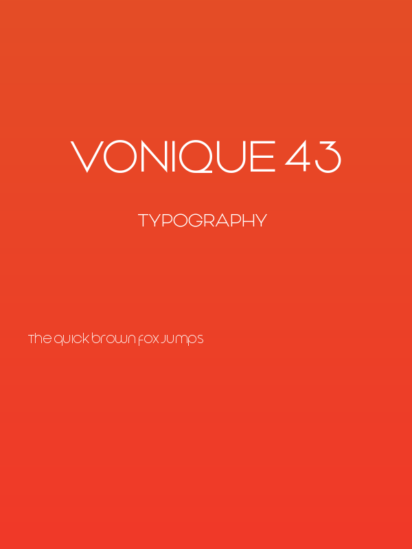 Vonique 43 Poster