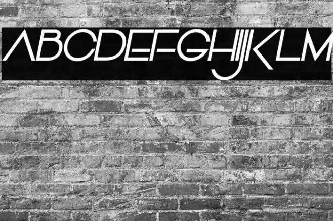 Vonique 64 Bold Italic Font examples