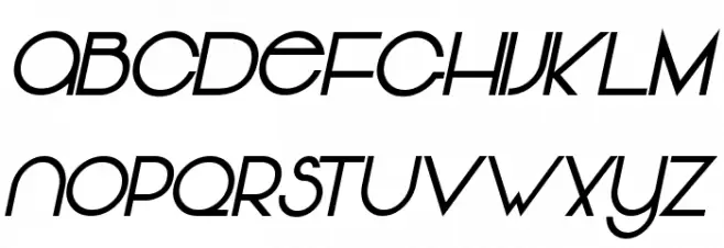 Vonique 64 Bold Italic फ़ॉन्ट लोअरकेस