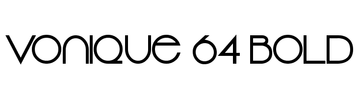 Vonique 64 Bold  font caratteri gratis