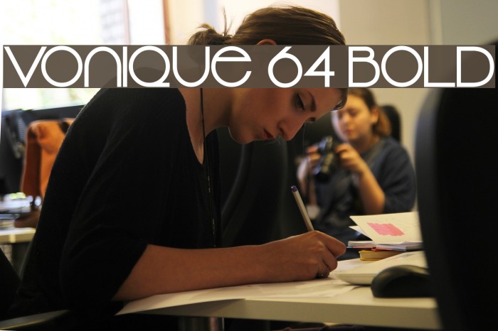 Vonique 64 Bold Example 3