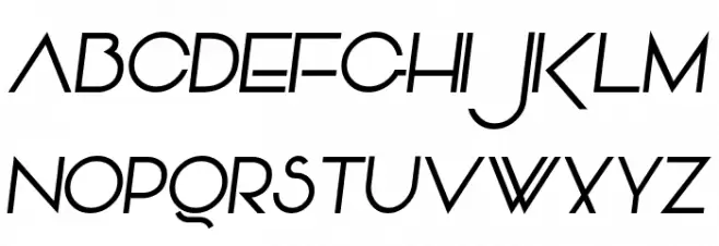 Vonique 92 Italic Шрифта ВЕРХНИЙ
