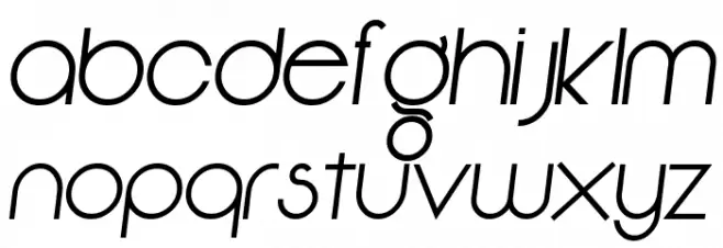 Vonique 92 Italic خط أحرف صغيرة