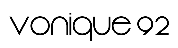 Vonique 92  baixar fontes gratis