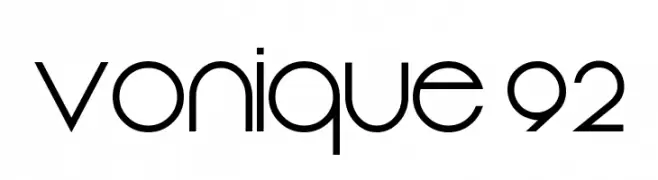 Vonique 92  フリーフォントのダウンロード