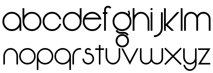 Vonique 92 Font LOWERCASE