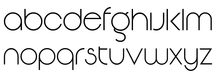 Vonique92 Font LOWERCASE