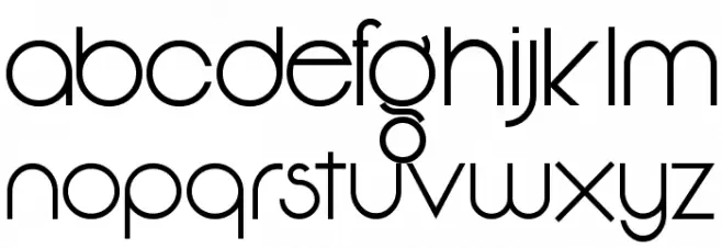 Vonique92 Font LOWERCASE