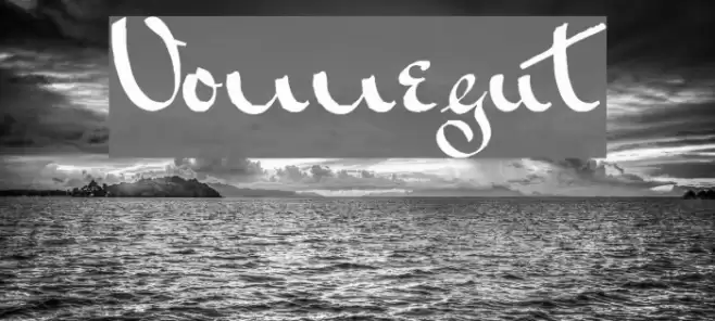 Vonnegut Font examples